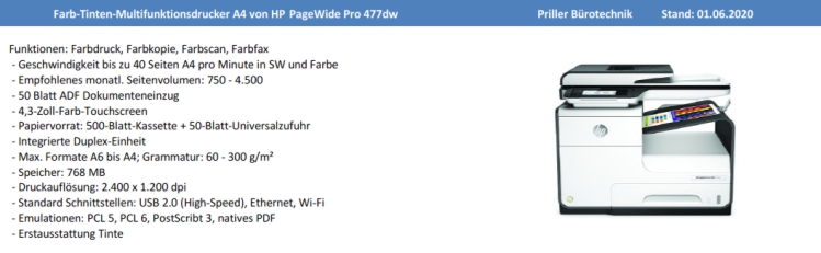 HP PageWide Pro 477dw