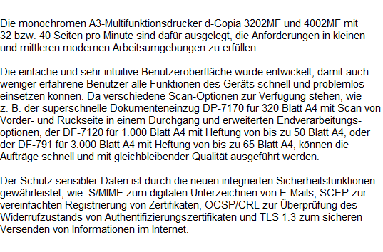 Kopierer und Multifunktionsdrucker